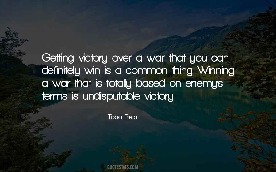 Winning Victory Quotes #1456315