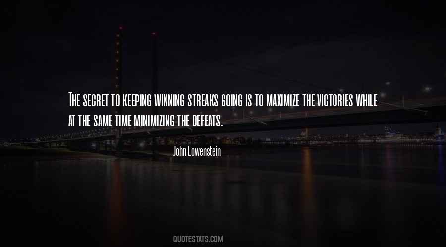 Winning Victory Quotes #1669857