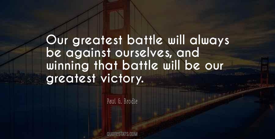Winning Victory Quotes #1785613