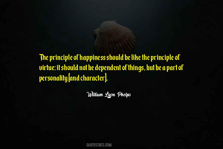 Principle Of Things Quotes #1203334