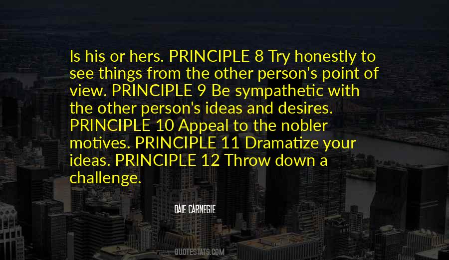 Principle Of Things Quotes #1445790