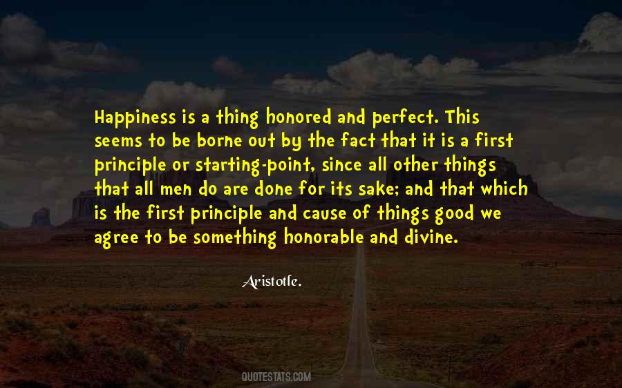 Principle Of Things Quotes #166690