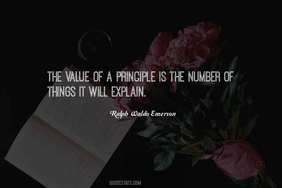 Principle Of Things Quotes #1750059