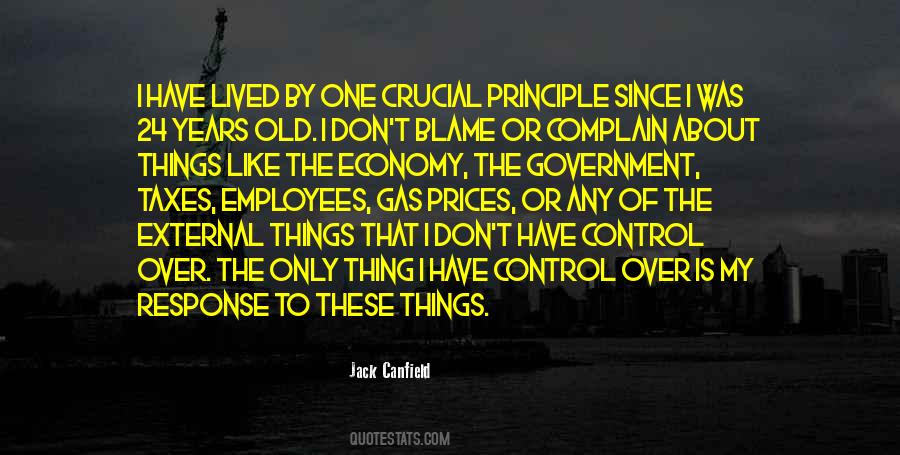 Principle Of Things Quotes #1859130