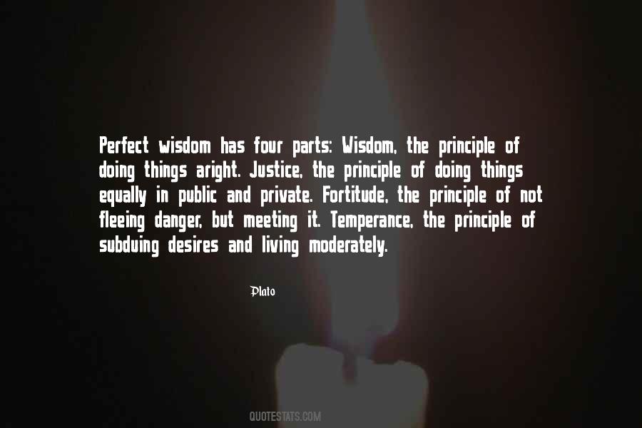 Principle Of Things Quotes #301389