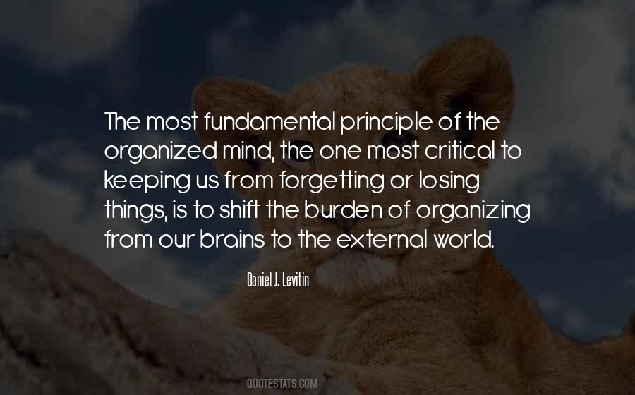 Principle Of Things Quotes #461319