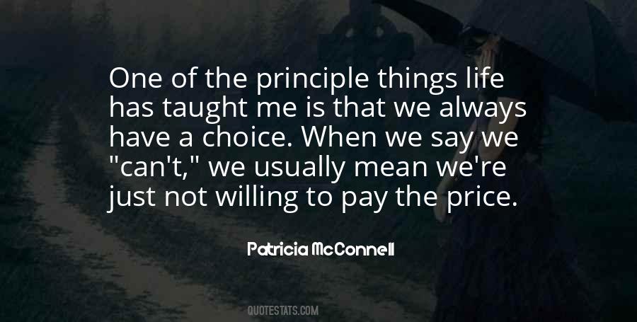 Principle Of Things Quotes #609053
