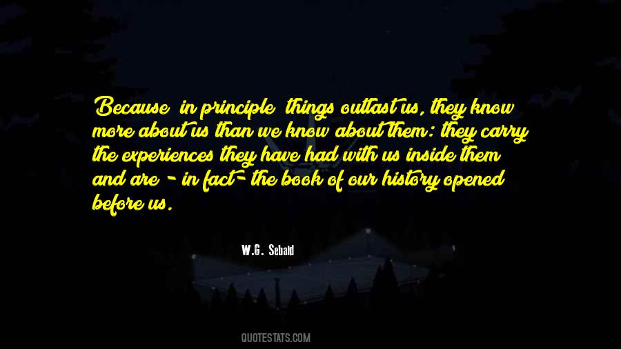 Principle Of Things Quotes #751936
