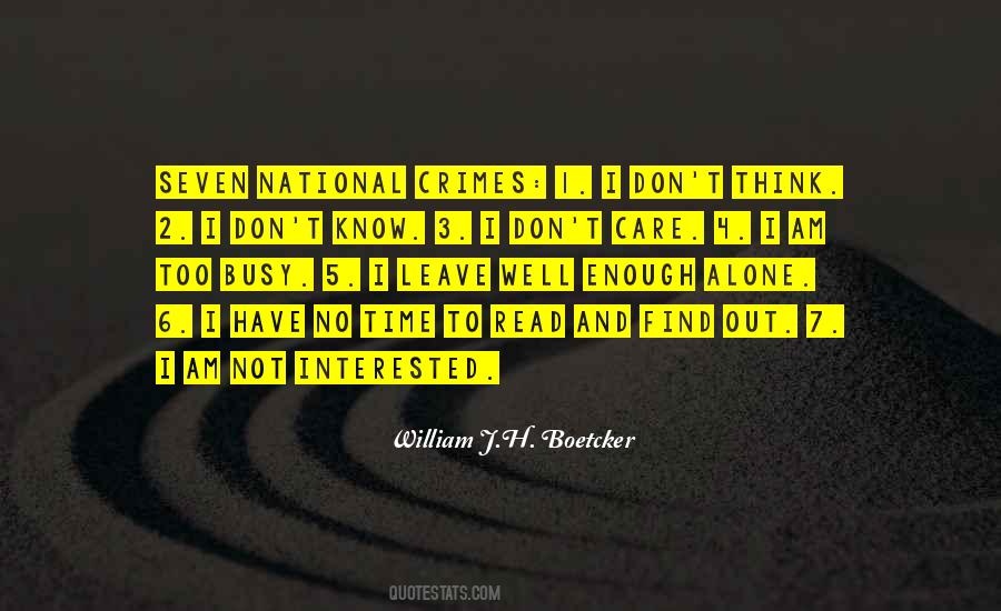 Am Not Interested Quotes #633143