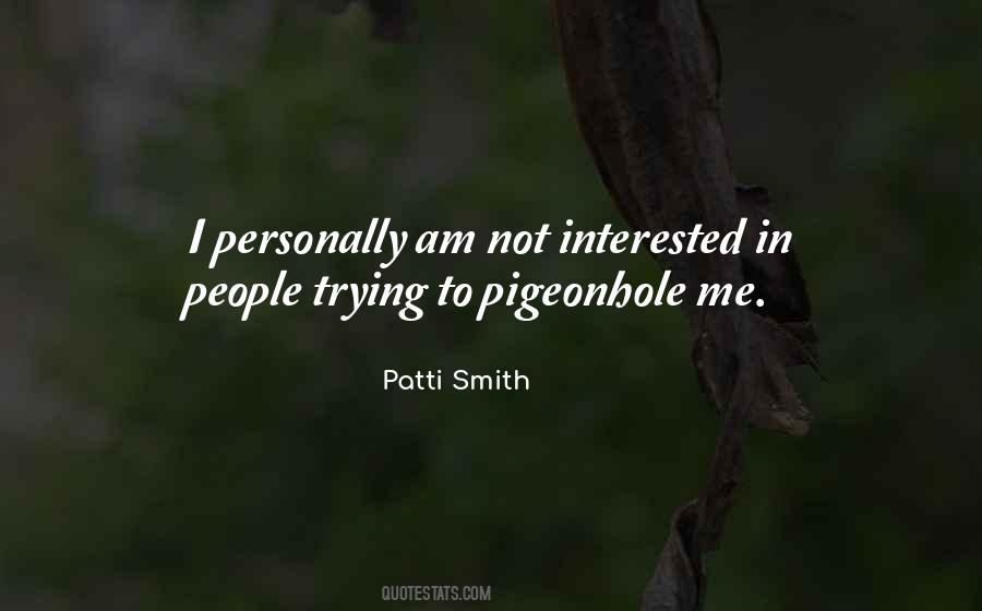 Am Not Interested Quotes #85564