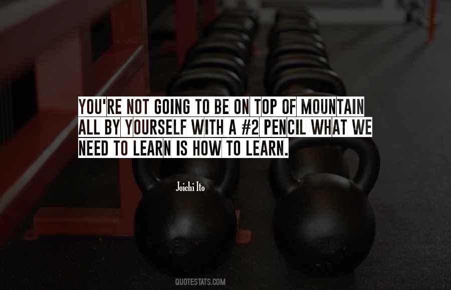 On Top Of A Mountain Quotes #982348