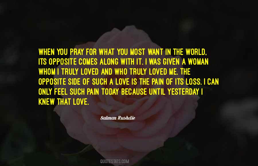 Pain Of One Side Love Quotes #1381008