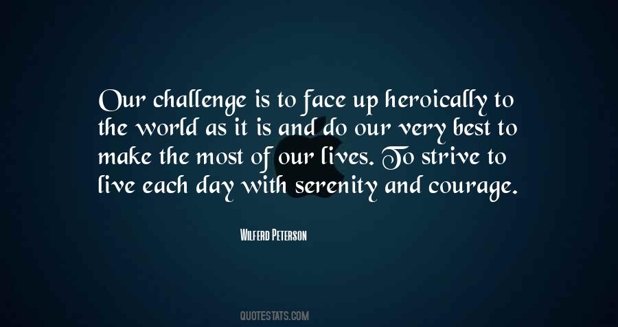 Face Challenges Quotes #1416665