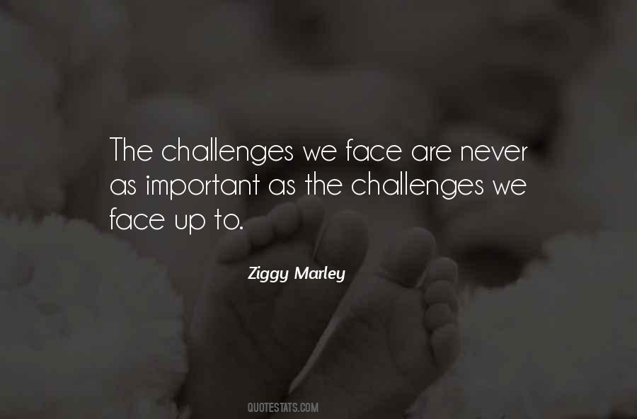 Face Challenges Quotes #1549473