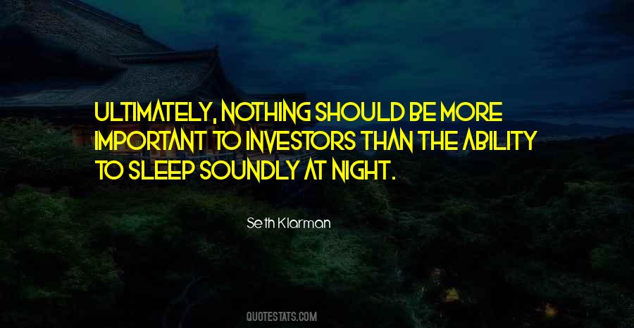 Important Sleep Quotes #1288255