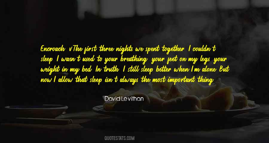 Important Sleep Quotes #1351813
