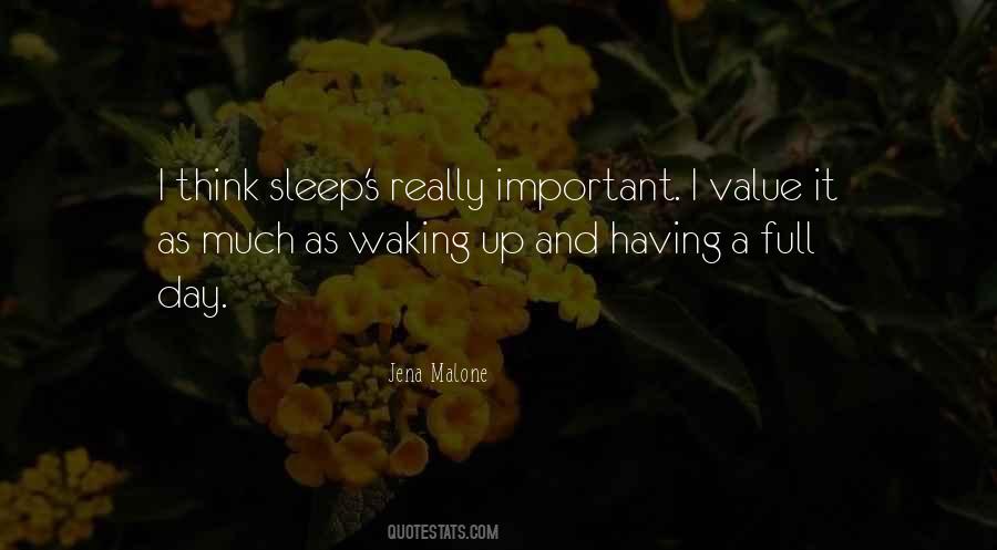 Important Sleep Quotes #1610634