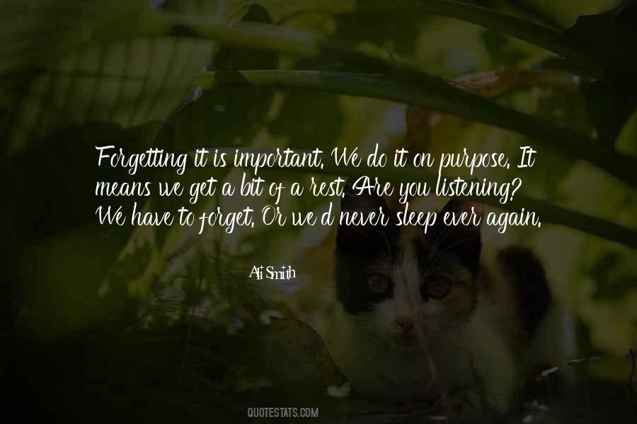 Important Sleep Quotes #230012