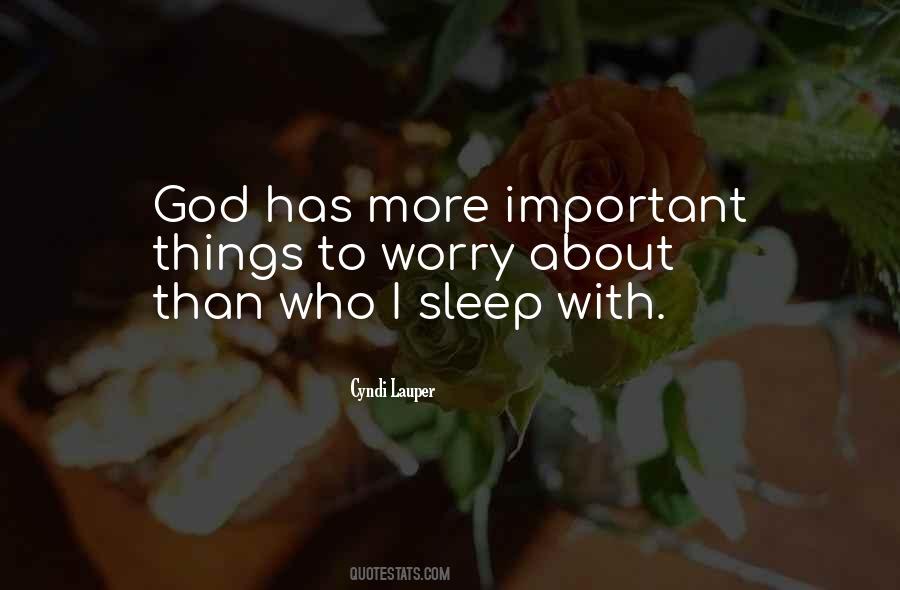 Important Sleep Quotes #273028