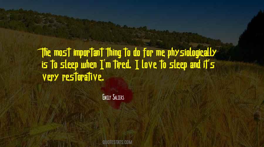 Important Sleep Quotes #720715