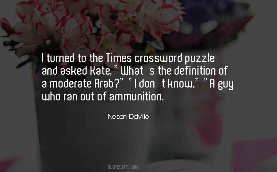 Quotes About The Crossword Puzzle #1421750