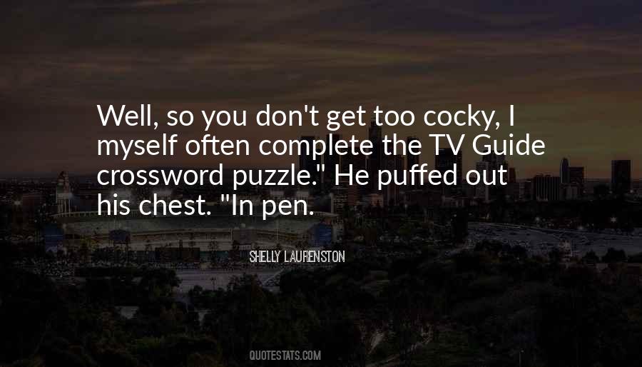 Quotes About The Crossword Puzzle #1627272