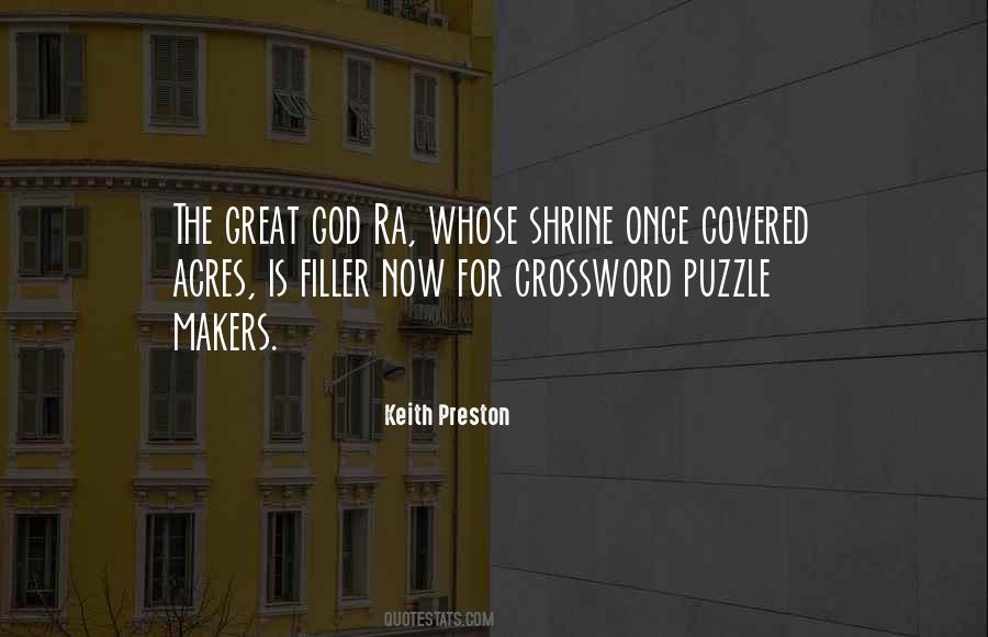 Quotes About The Crossword Puzzle #213780