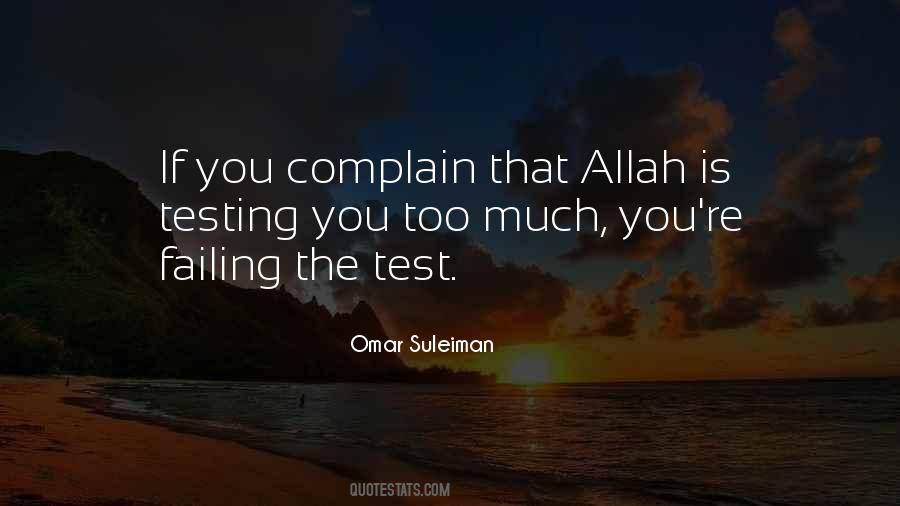 Testing You Quotes #1482252