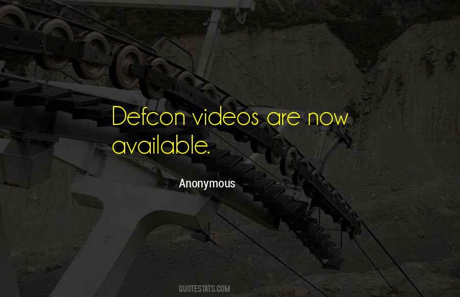 Defcon Quotes #1157668