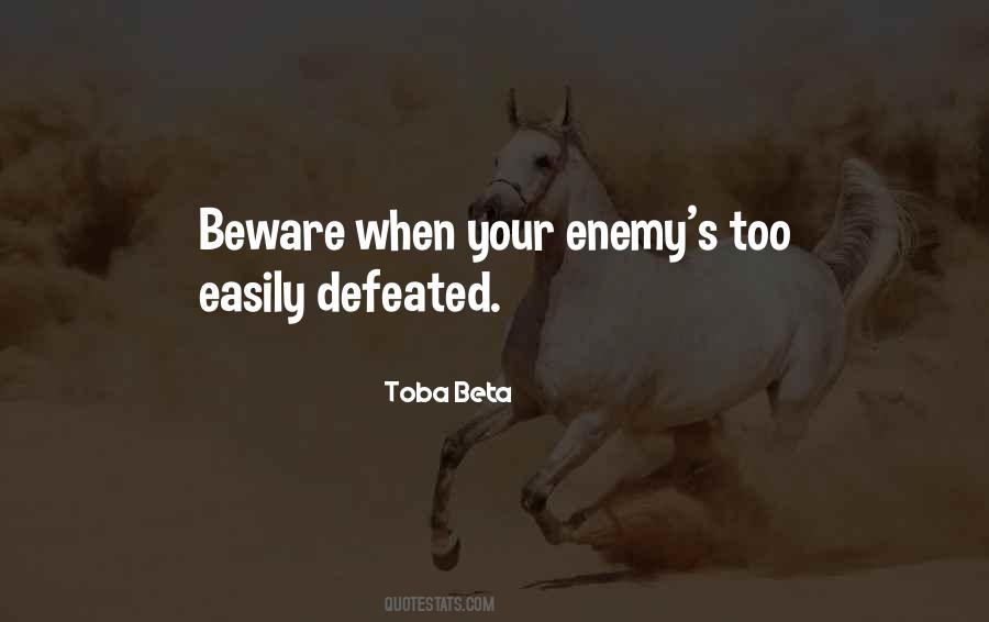 Defeated Enemy Quotes #1050011