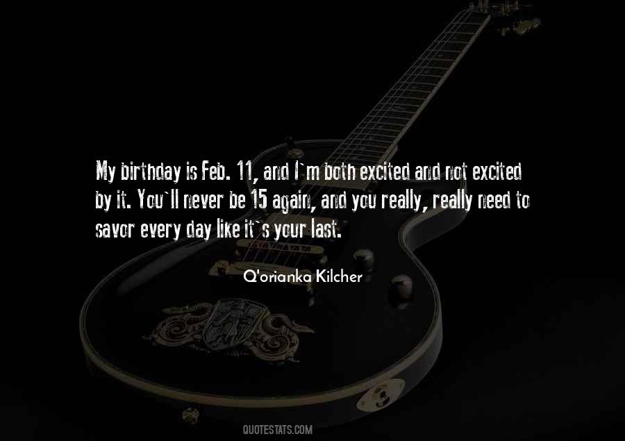 One Day To Go Birthday Quotes #205228