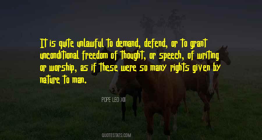 Defend Freedom Of Speech Quotes #409878