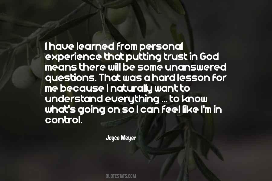 I Trust In God Quotes #1554550