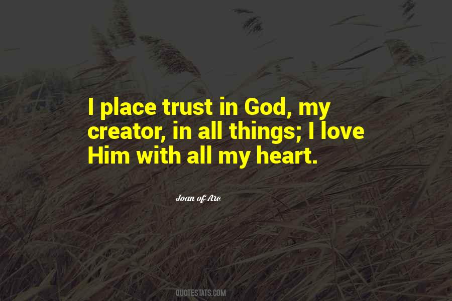 I Trust In God Quotes #1801501