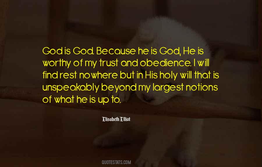 I Trust In God Quotes #427913
