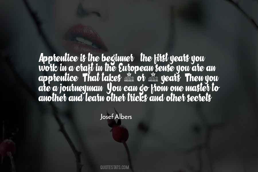 Apprentice Master Quotes #895601