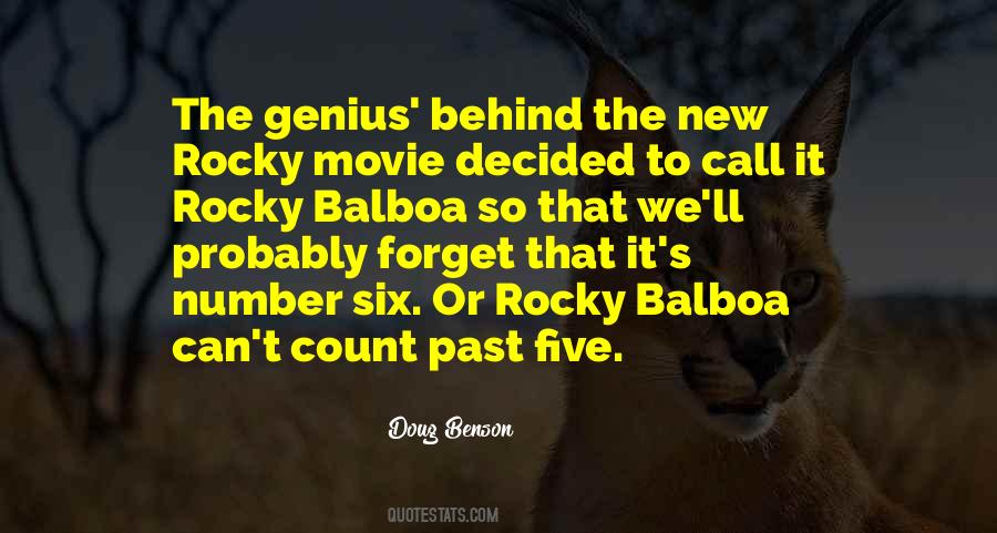 The Rocky Balboa Quotes #1339402