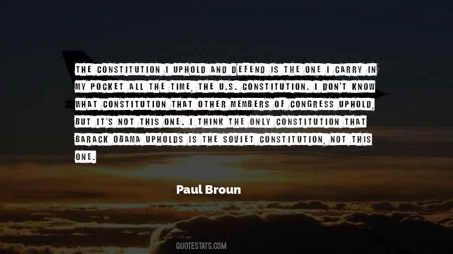 Defend The Constitution Quotes #493345
