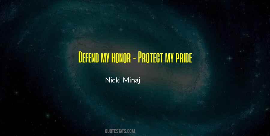 Defend Your Honor Quotes #1467130