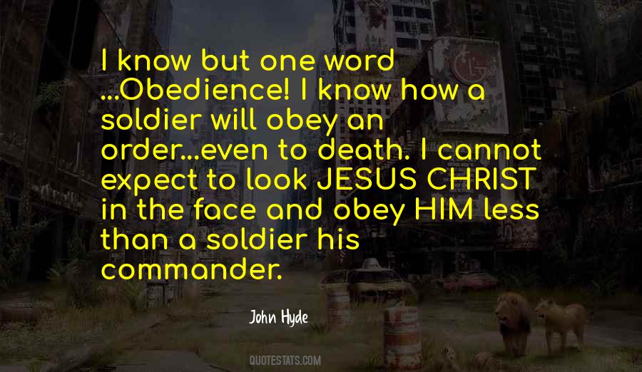 Obedience To Christ Quotes #1619591