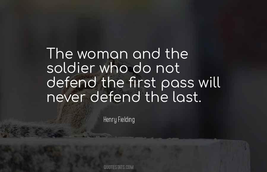 Defend Your Woman Quotes #875215