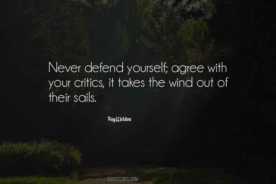 Defend Yourself Quotes #1811177