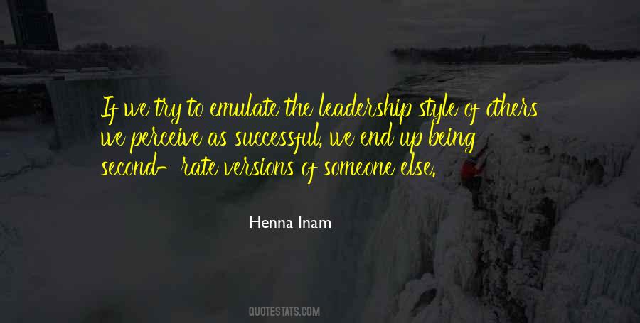 Quotes About The Leadership Style #462025