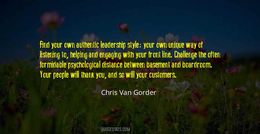Quotes About The Leadership Style #836061