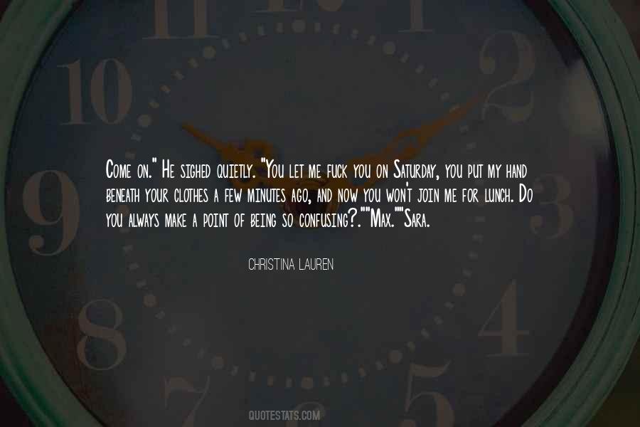 Join Us For Lunch Quotes #409725