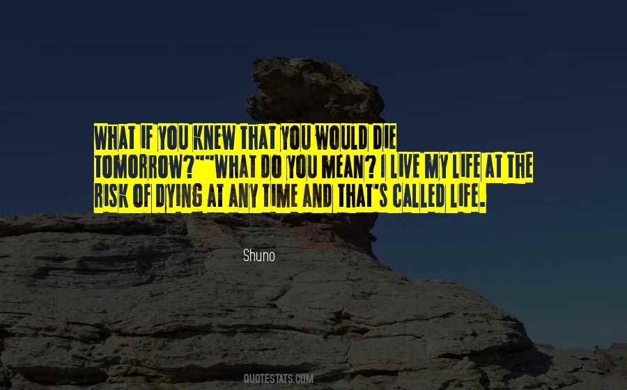 What If Tomorrow Quotes #1570152