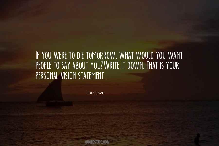 What If Tomorrow Quotes #408783