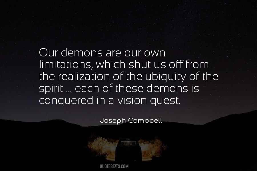 I Conquered My Demons Quotes #300622