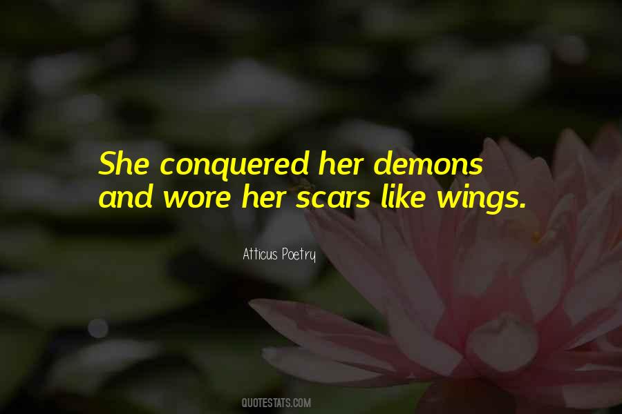 I Conquered My Demons Quotes #615545