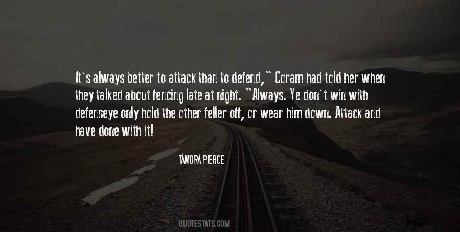 Defense And Offense Quotes #1006422